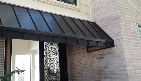 awning sheet metal|residential metal window awnings.